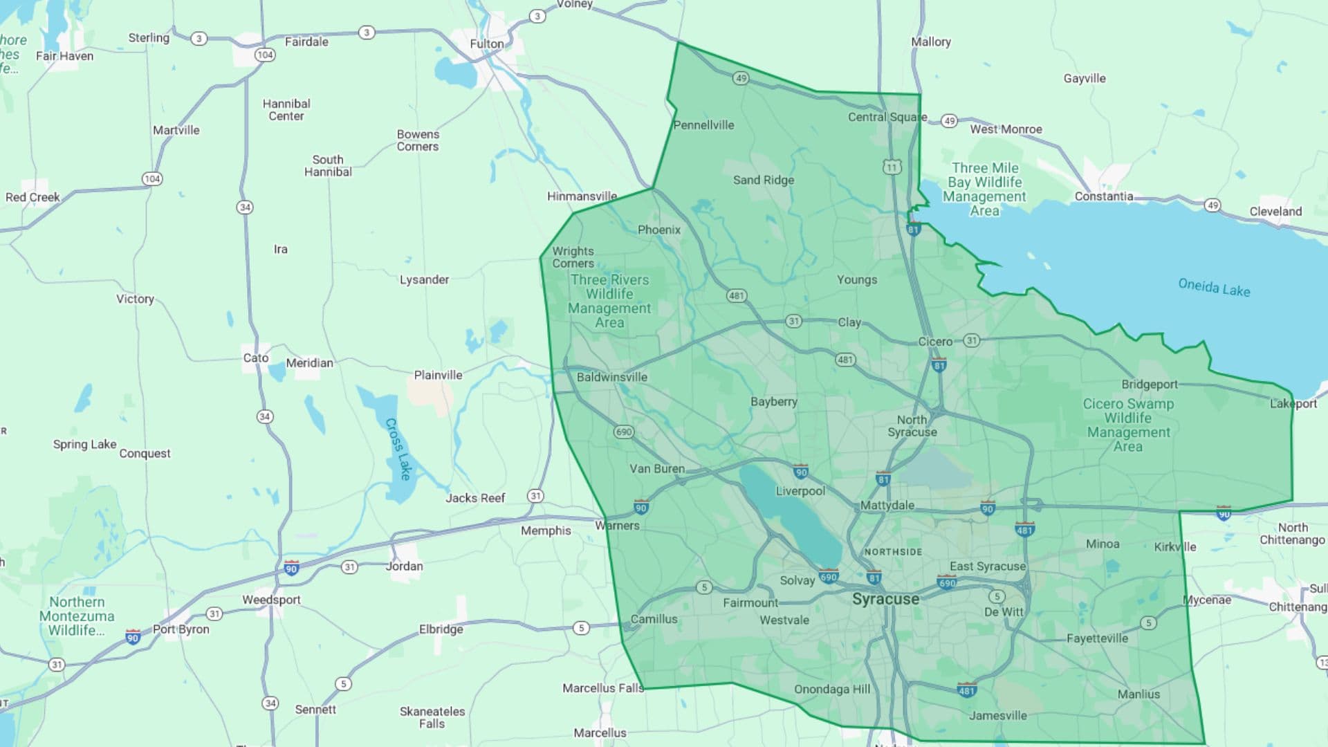 Service Areas - Emerald Lawn Care